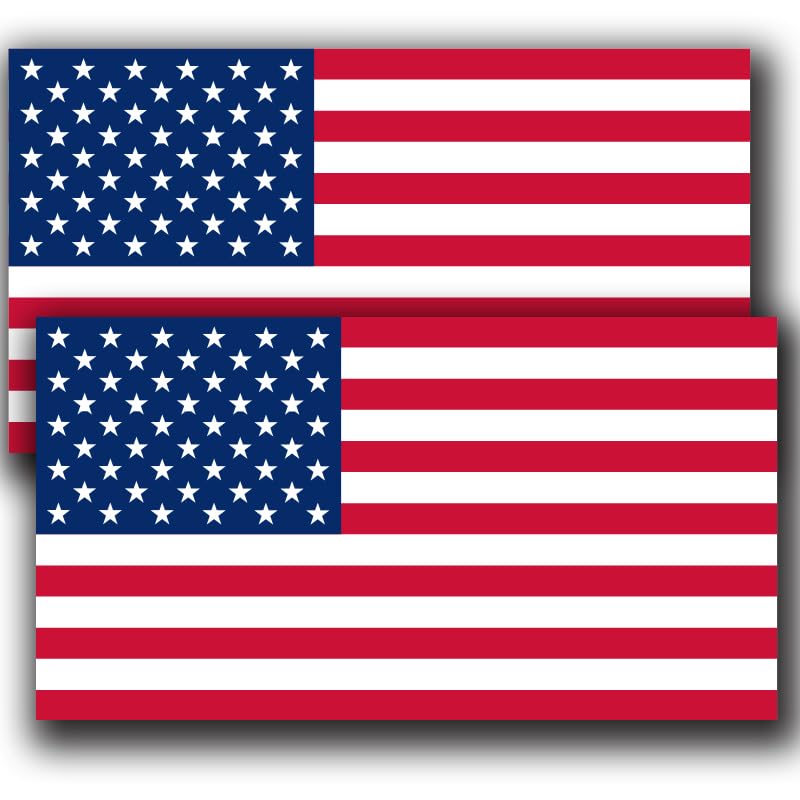 Magnetic American Flag for Vehicles Strong Magnet USA Flag for Cars Trucks & Metal Surfaces Weatherproof Patriotic Car Magnet - American Flag - 6x4
