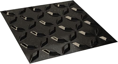 Miniatura 6 de Ekena Millwork WP20X20DLWH 19 58 pulgadas de ancho x 19 58 pulgadas de alto Delfina EnduraWall Decorativo 3D Panel de Pared Cubre 2.67 pies cuadrados