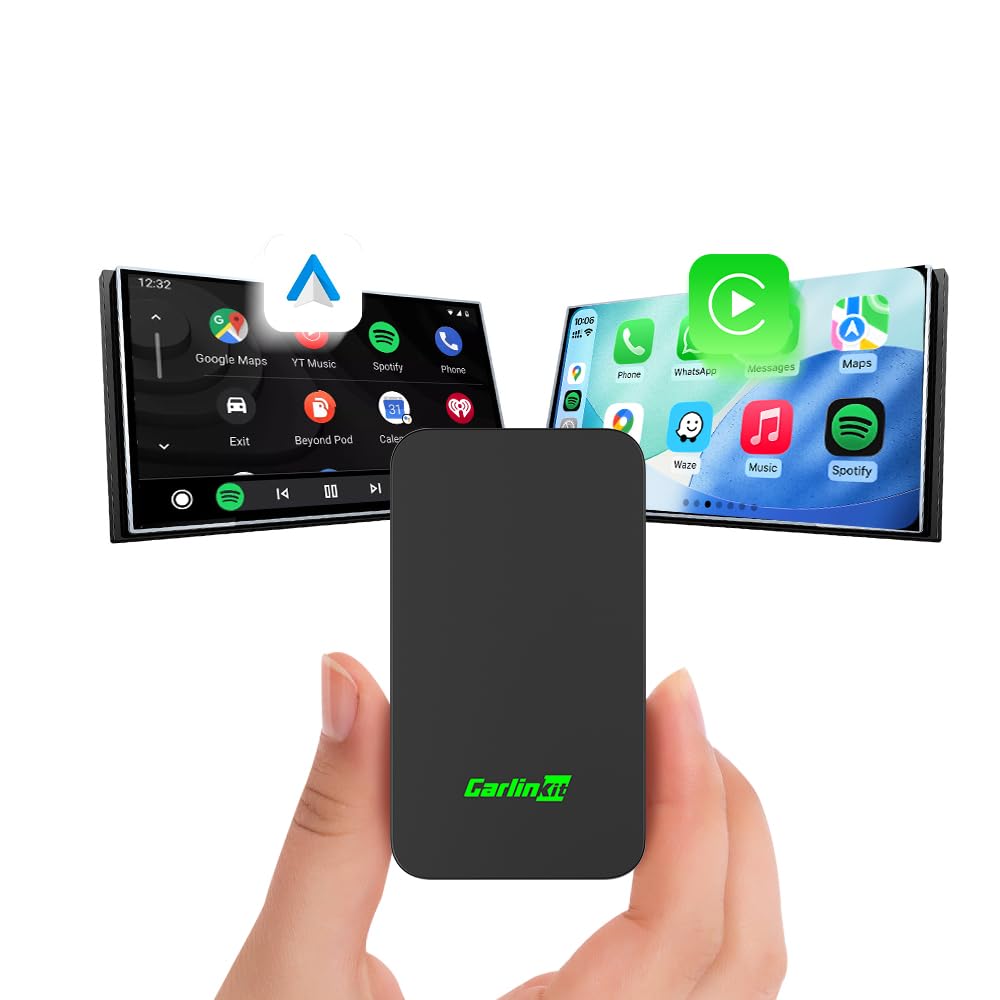 CarlinKit 5.0 Wireless CarPlay Adapter for Built-in Wired CarPlay & Wired Android Auto Cars.Wireless CarPlay Dongle Convert Wired to Wireless Plug & Play Auto Connect Online Upgrade Siri Music - 2air-image-24