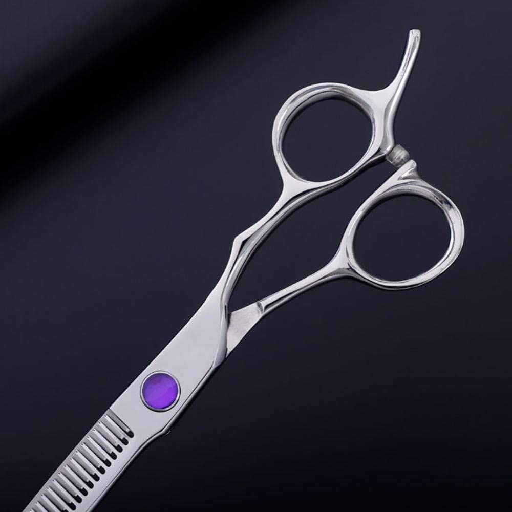 Set Forbici Da Parrucchiere Con Delicato Manico A Drago 15 Cm Argento-5,5" Barbieri Da Salone O Per Uso Domestico (5.5in)