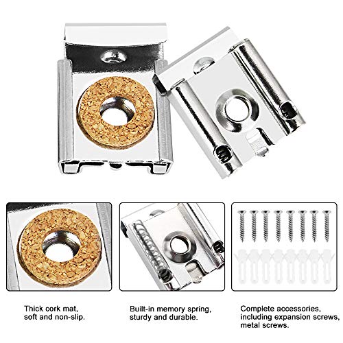 BUZIFU 8 Pezzi Ganci per Specchio a Muro, Appendi