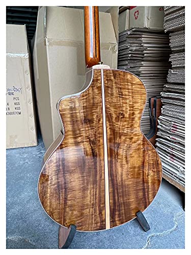 YYYSHOPP Guitare de Musique Acoustique en Bois Massif de 41 Pouces de 5 Pouces Guitare (Size : 41 inches) - Les Beatles, Paul McCartney, John Lennon, RIngo Starr, George Harrison YYYSHOPP Guitare de Musique Acoustique en Bois Massif de 41 Pouces de 5 Pouces Guitare (Size : 41 inches) – Image 3