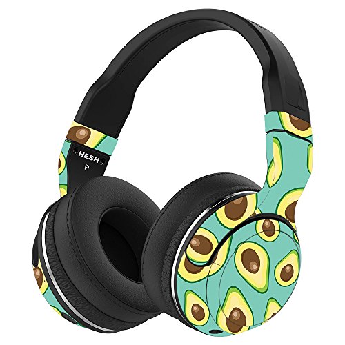 MightySkins Skin Compatible with Skullcandy Hesh 2 Wireless Headphones - Seafoam Avocados | Protective, Durable, and Unique Vinyl wrap Cover | Easy to Apply, Remove | Made in The USA