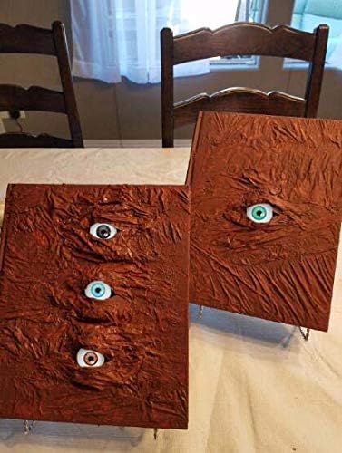 Miniatura 8 de 20pairs 0.591 in Glass Paper Sticker Human Eyes for Art Dolls Esculturas Props Máscaras Fursuits Joyería Fabricación de Taxidermia Flatback