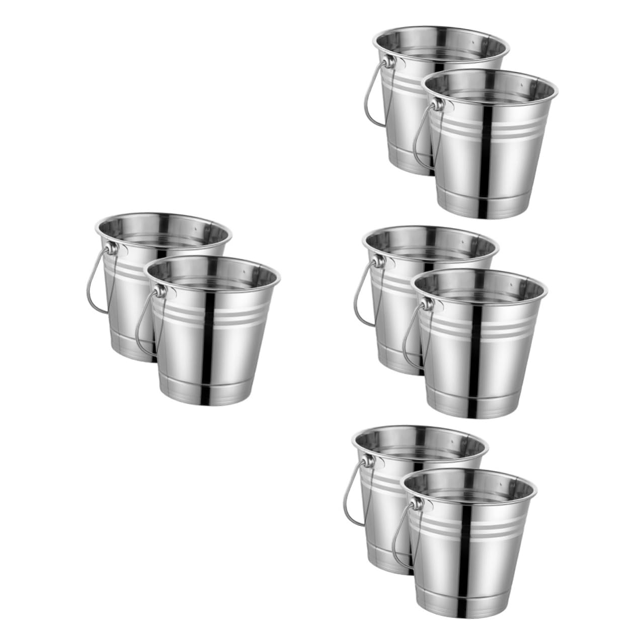 PRETYZOOM 8 Cubos De Hielo De Acero Inoxidable para Bebidas Enfriadores De Vino para Botellas Bar Cubo De Hielo Aislado Cubo De Hielo Cubo De Hielo Grueso Cubo Pequeño Cubo