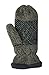 BRUCERIVER Women Snowflake Knit Mittens with Warm Thinsulate Fleece Lining (Taupe Grey, M)