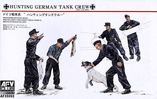 (未使用･未開封品)　AFVクラブ AFV CLUB 1/35 ドイツ戦車兵「ハンティングクルー」w/犬・ウサギ FV35092 プラモデル vf3p617 Amazon.co.jp: AFVクラブ 35092 1/35 ドイツ戦車兵 ハンティングクルー