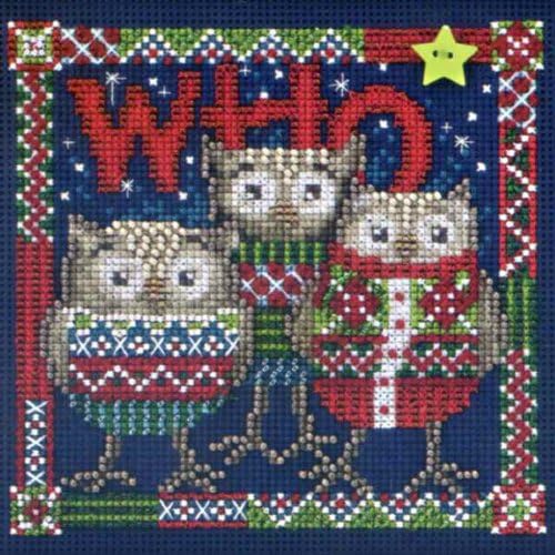 Image of Who Trio - Beaded Cross Stitch Kit MH143306 - Buttons & Beads 2013 Winter