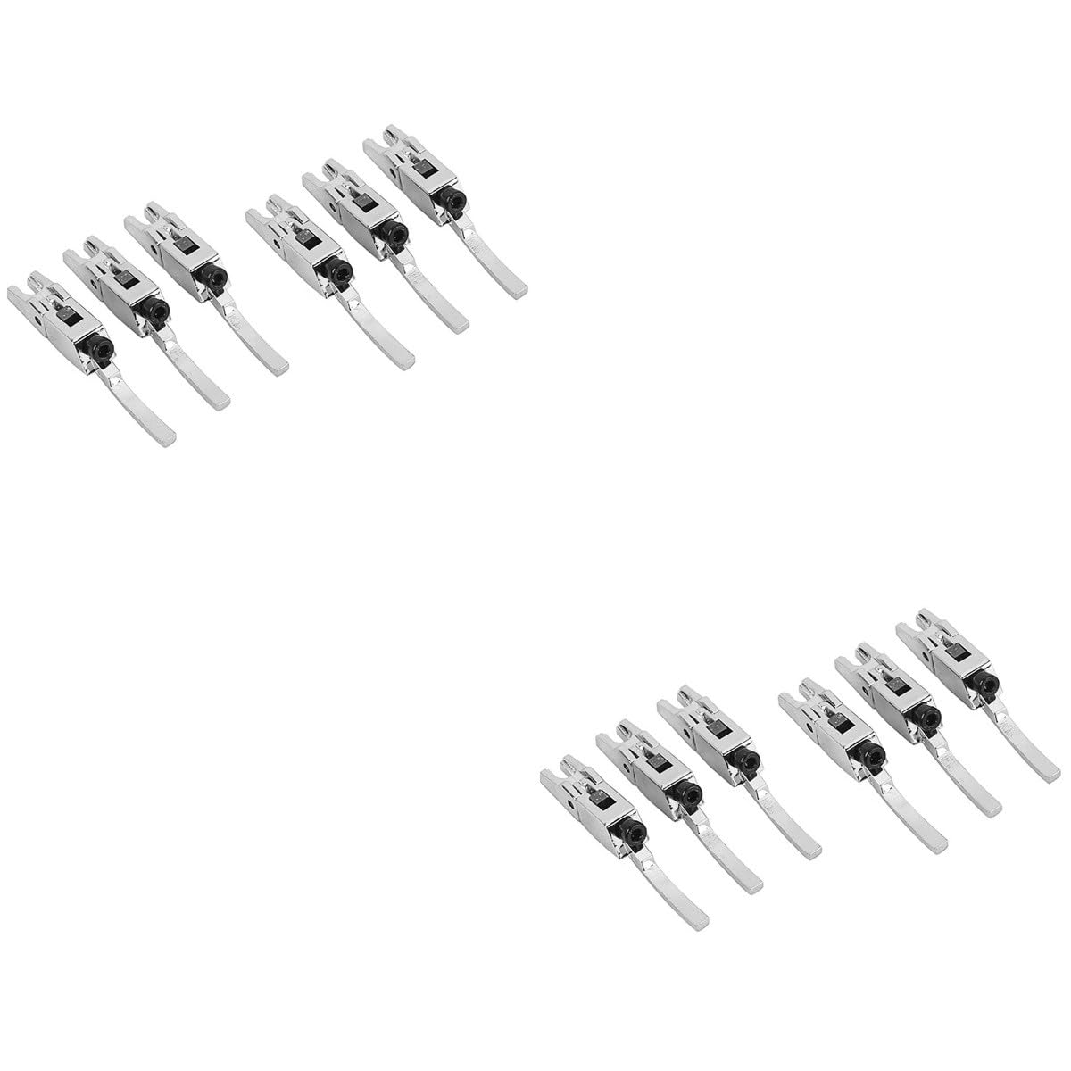 ifundom Lot de 2 Pontets de Cordes Verrouillables en Métal pour Guitare Électrique 6 Pièces