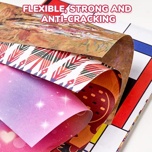 image for JoyCat Monet-Inspired Origami Paper - 50 Sheets 6x6 Inches - Impressio