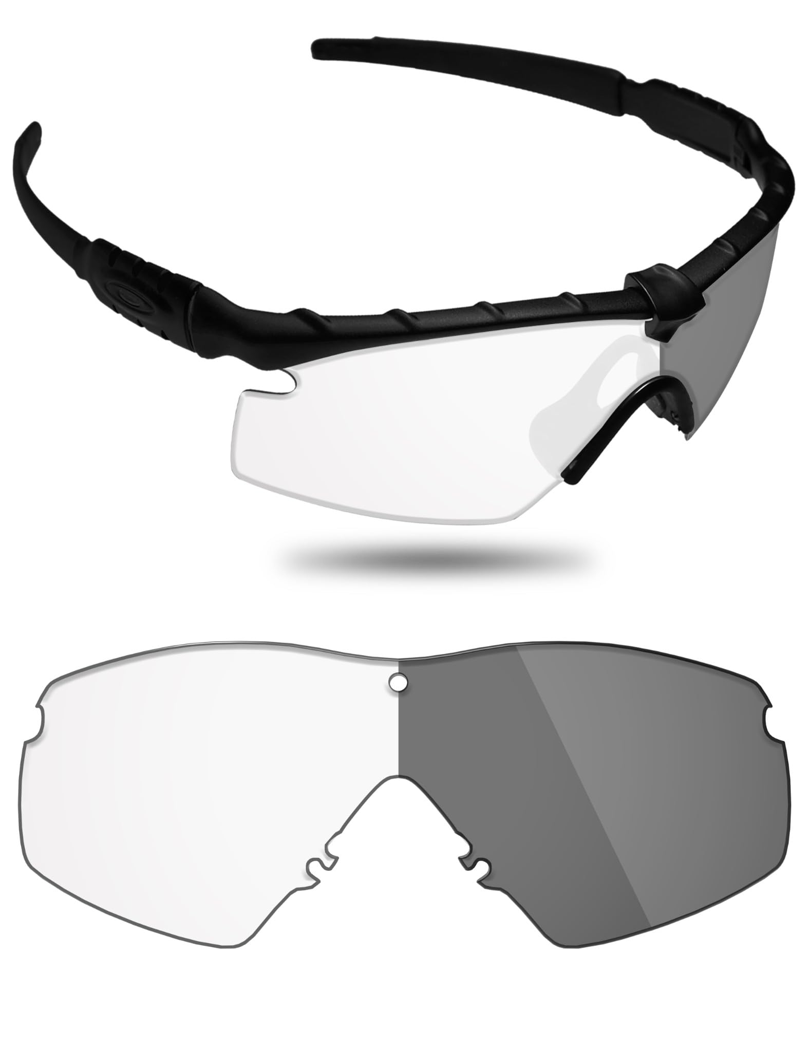 Fiskr Lentes polarizadas de repuesto compatibles con Oakley Si M Frame 2.0 OO9047, resistentes a los impactos y ajuste perfecto