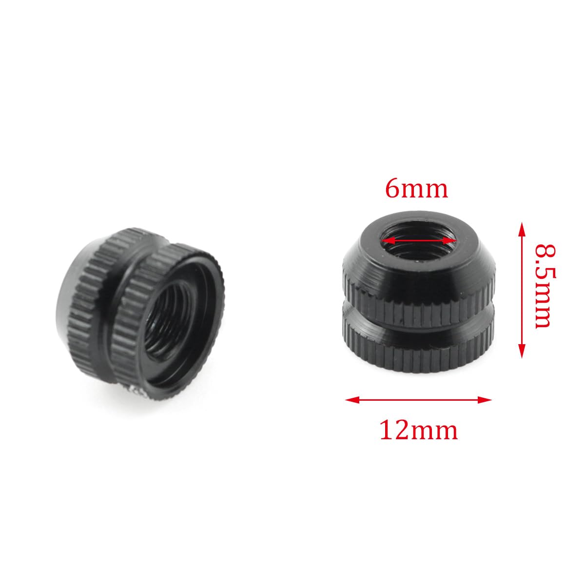 ZYAMY 8PCS Bicycle Tire Vacuum Nut Bicycle Inner Tire with O Ring Seal Road Mountain Bike Vacuum Tire Air Nut Inner Tire Valve 4 Colors for Folding Bicycle Tubular Air Nozzle