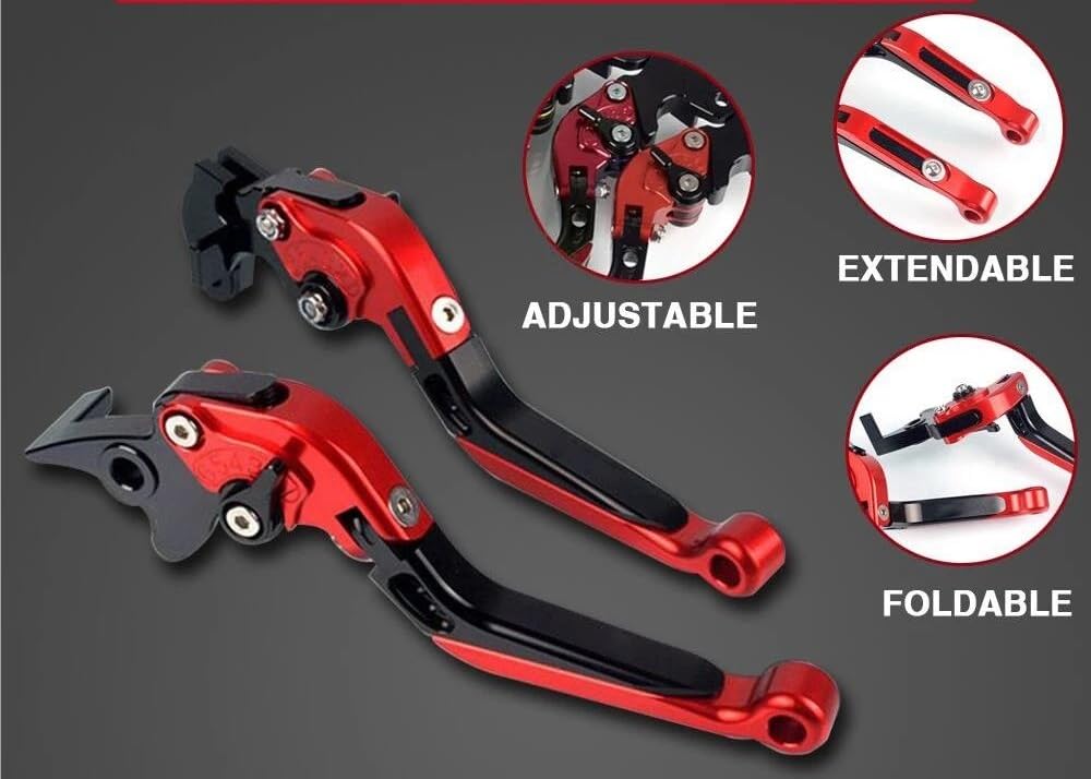 Maneta Embrague Freno Moto Para Y&amaha YZF R3 YZF-R3 YZFR3 2015 2016 2017 2018 2019 2020 2021 2022 2023 Motocicleta Ajustables Manija Palanca EEmbrague Frenos Barra (Color : 3)