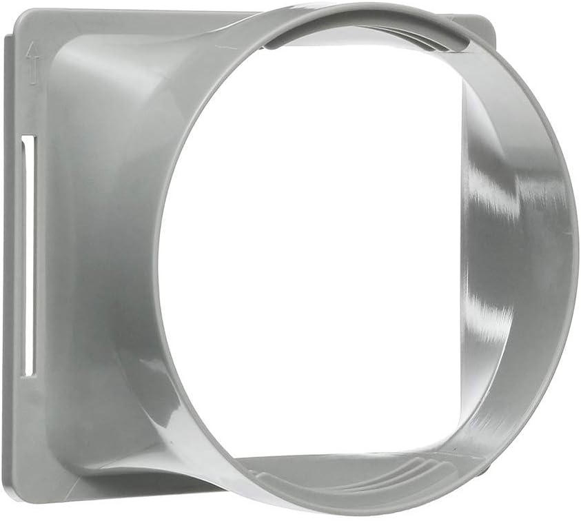 5.9 inch Tube Portable A/C AC Air Conditioner Exhaust Hose Coupler/Coupling - Works with Every Mobile Air-Conditioning Unit Square (C/H Series)
