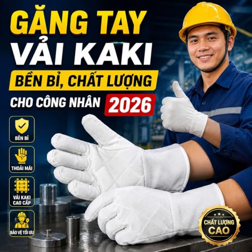 Găng Tay Vải Kaki Bền Bỉ, Chất Lượng Cho C&ocirc;ng Nh&acirc;n 2026
