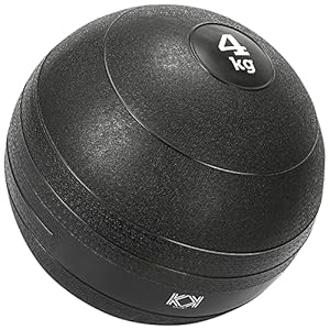 KK Slam Ball 4kg, 6kg, 8kg, 10kg Heavy Duty Medicine Ball. No Bounce Rubber Exercise Ball. Strengthens, Sculpts & Conditions. Gym or Home Use. Workout Ball for Exercise & Training. Strength & More.