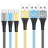 【Fabricado para Durar】❤el cable carga de Android 2M está bien hecho con Nylon de doble trenzado suave que podría proteger los núcleos de los cables y resistir las torceduras. Con una vida útil probada de más de 7000 dobleces, nuestros cables de cargador USB aún son fuertes y resistentes. El cable también es libre de enredos y flexible, lo que hace su vida más cómoda