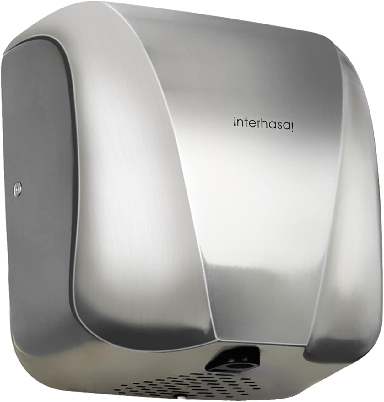 interhasa! 110V Stainless Steel Commercial Hand Dryer, 1800W Electric Warm Air Dryers for Bathrooms Commercial, Plug in