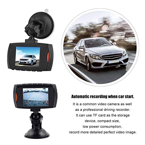 Câmera de 2.4 polegadas DVR 720P Car Dvr Câmera Dash Cam Vídeo 2.4 polegadas LCD LCD Display noturno