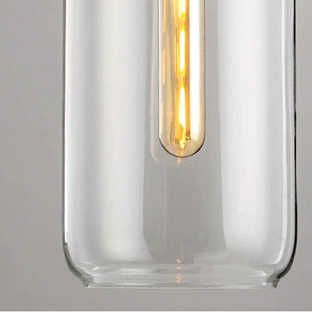 Jadalnia, bar, lampka nocna, biuro, sypialnia, luksusowa lampa podłogowa LED, żyrandol nordycki ze szklanym kloszem, światło w kolorze miedzianym, bateria 50 x 15