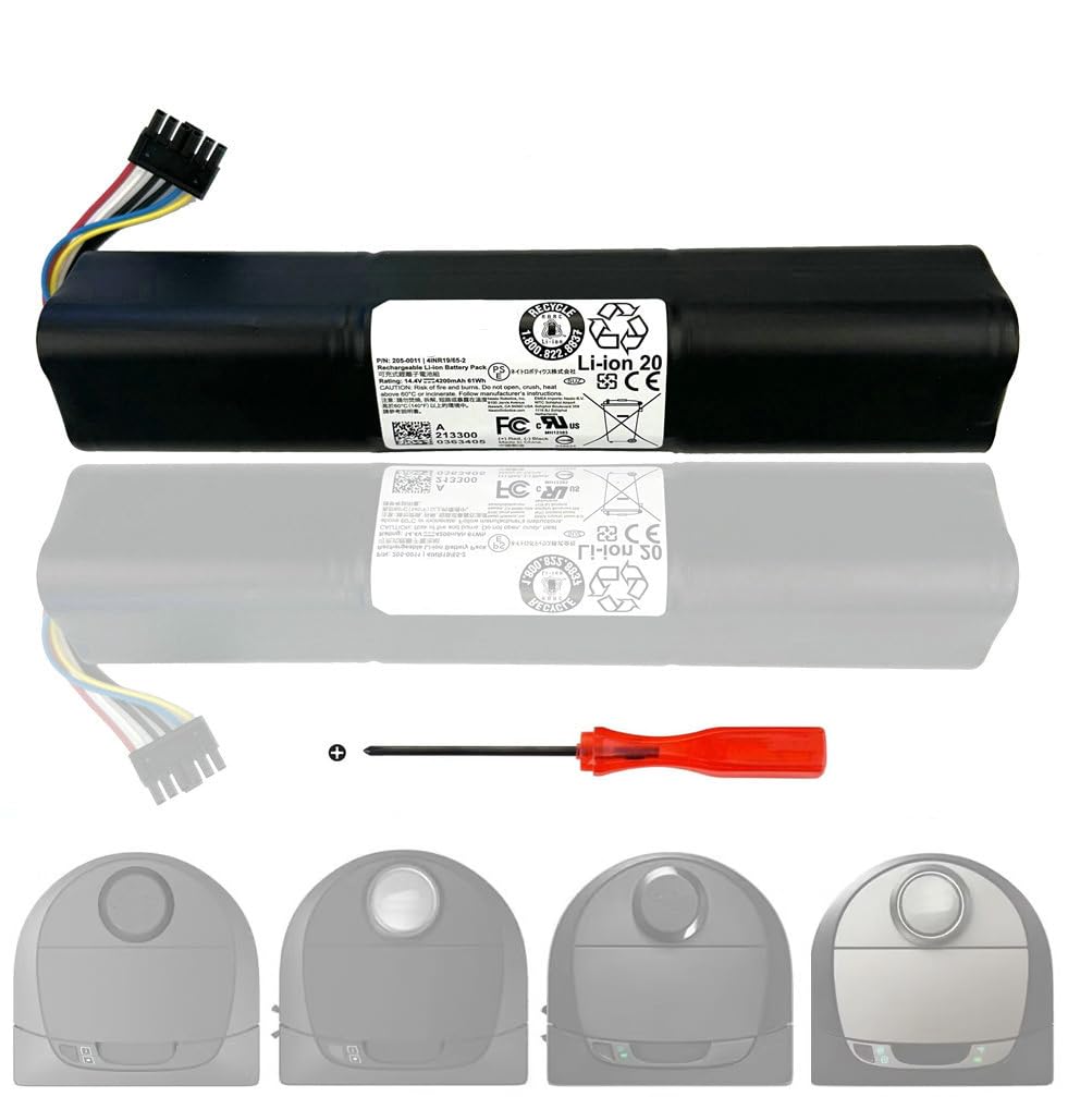 D3 14.4V 4200mAh Li-ion Replacement for Neato Battery for Neato D3 D4 D5 D6 D7 Robotic Vacuum Cleaner 945-0225