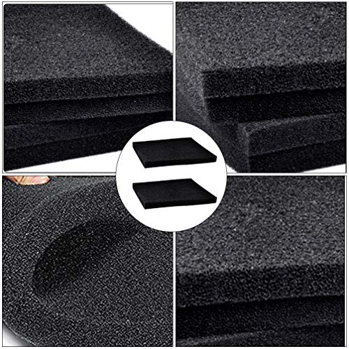 Balacoo 2Pcs Tanque de Peixes de Aquário Filtro De Esponja De Espuma Filtro de Mídia Esponja Esponja