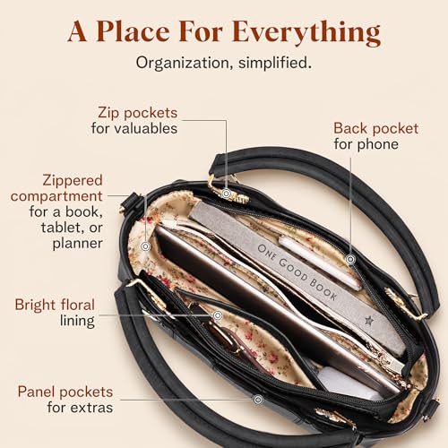 Bolso Rofozzi de cuero vegano para mujer, asa superior miniatura 5