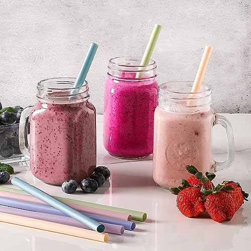 Vitever 3SU1101-4295 100 Pcs Jumbo Smoothie Straws, Disposable Wide Plastic Drinking Straws thumb #5