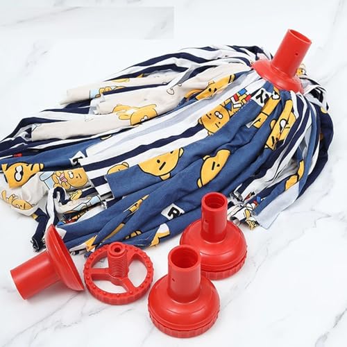 Image of 2 Pack Deck Mop Clip Replacement Fastener String Mop Twisting Holder for Cotton Wet Mop Head Commercial Mop Head DIY Handmade String Refills