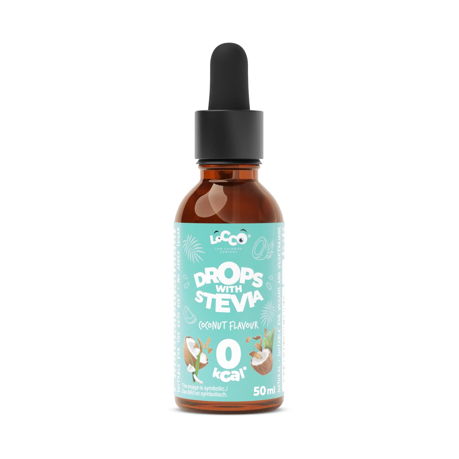 LoCCo 0 kcal Gouttes édulcorantes avec Stevia 3x50 ml