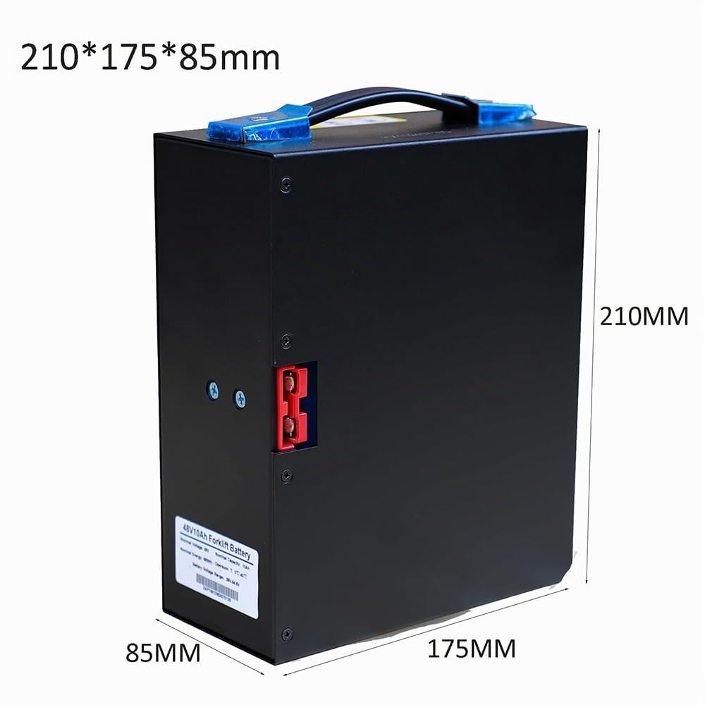 Batería de Litio para transpaleta eléctrica de 48 V, 10 Ah, 15 Ah, 20 Ah y 30 Ah. Batería de Litio para Carretilla elevadora eléctrica de 48 V y 10 Ah.