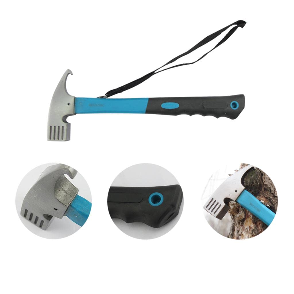 Outdoor Camping Multifunction Tent Hammer Stake Remover Nail Puller Blue-image-44