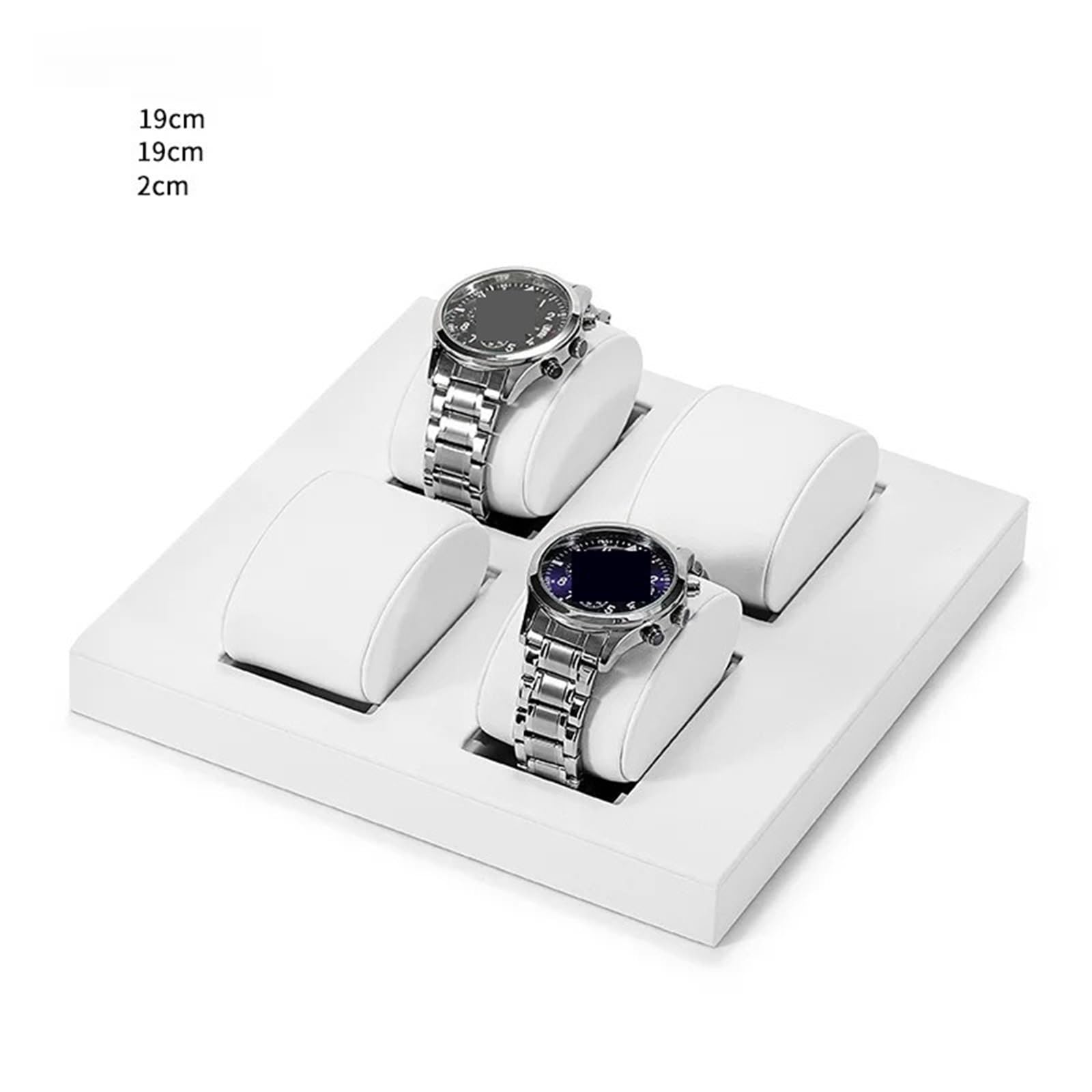 Uhrenständer für Männer Uhrendisplay, Theken-Requisiten-Set, Fenster-Uhrendisplay-Display-Rack, Uhrenkissen-Taschen-Aufbewahrungstablett(C)