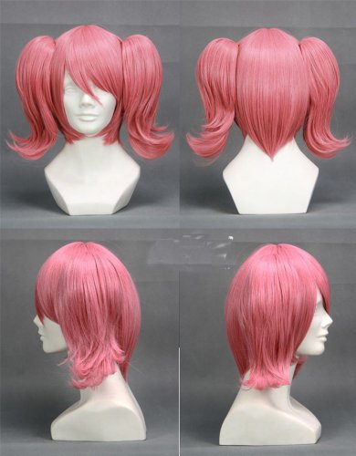 Tengs18" Pink Cosplay Wig with 2 Braid -- Inu x Boku SS Roromiya Karuta