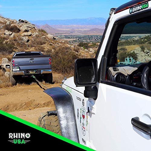 Rhino Usa Shackle Hitch Receiver (Fits 2" Receivers) Best Towing Accessories For Trucks, Jeep, Toyota & More - Connect Your Rhino Tow Strap For Vehicle Recovery, Mounts To 2" Receiver Hitches #TOP5