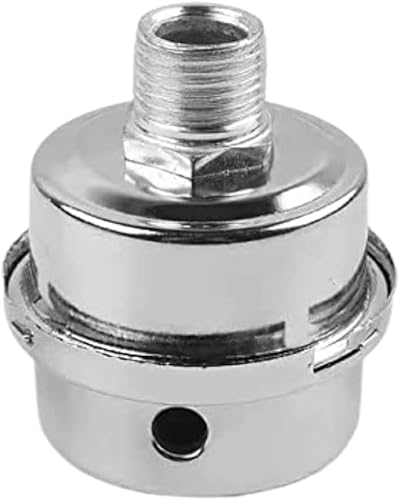 HL018200AV - Filtro silenciador de compresor de aire de galvanoplastia de metal para boutique, se adapta al compresor de aire Campbell Hausfeld