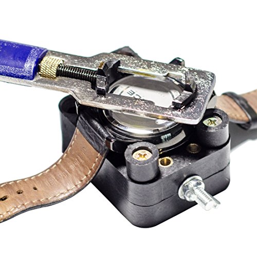 carrycarrie Watch case After Tools, Hardened Double-Sided Teeth, Adjustable Plate Hand and Adjustable Workbench, Suitable for Small and Medium-Sized Watches, Simple Operation Without Instructions