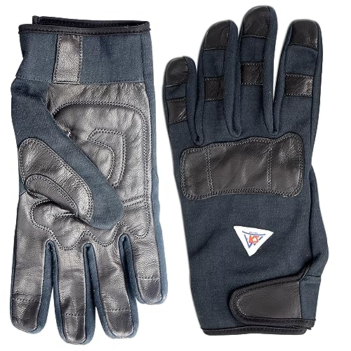 K2 Tactical Real Synthic Leather Synthetic-Fiber-Kevlar Cut-Resistant-Fire-Resistant Working Gloves Outdoor, Utlilty Gloves (X-Large)