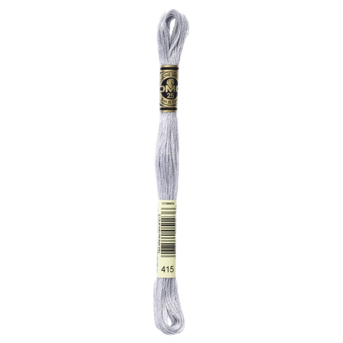 DMC Embroidery Floss Mouline Stranded Cotton Thread for Hand Embroidery and Sewing - Colour No: 415-12 x 8m Skeins โ image 1