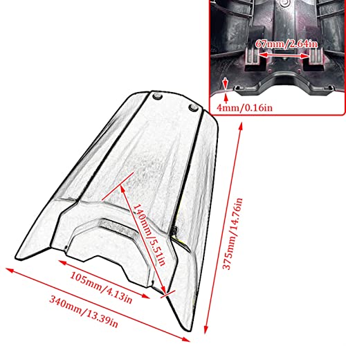 Capot de couverture de siège CB1000R finition carénage premium - 5