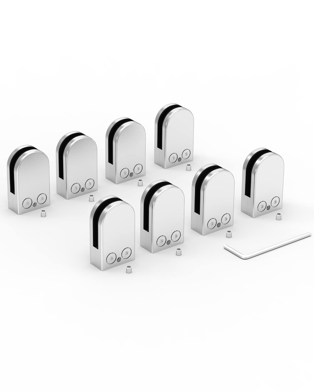 Abrazaderas de vidrio para escaleras que transforman tu salón con barandillas modernas