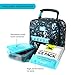 Arctic Zone Kids Lunch Box Combo with Gel Ice Pack and Sandwich Container, Insulated Bag for Travel Lunch, Sensory Fidget Toy Handle, Space Odyssey