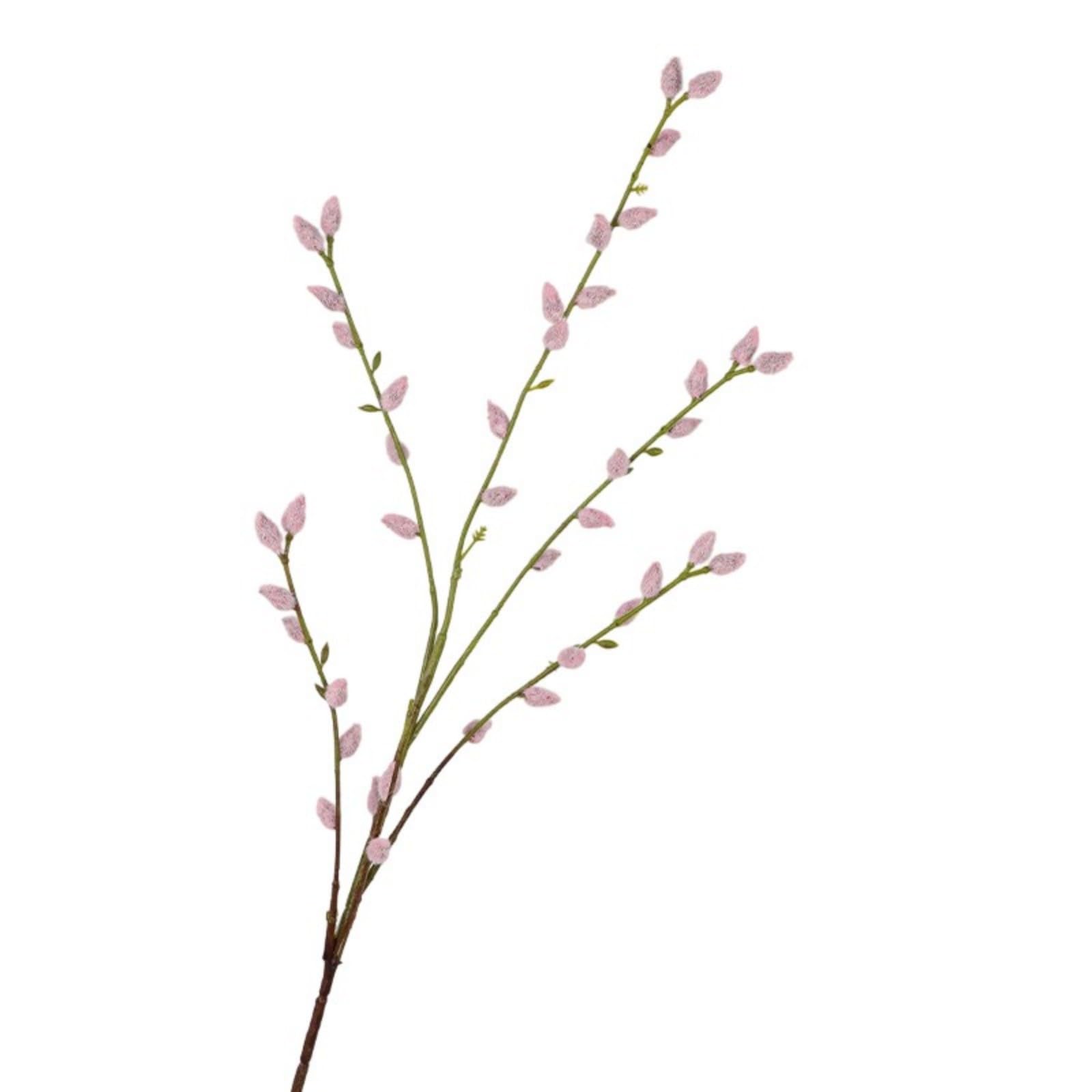 Kaeltsyn Willow Branch 6 Prongs with Bendable Stems Flexible Artificial Simulated Plant for Indoor Decoration Wedding Background Boughs