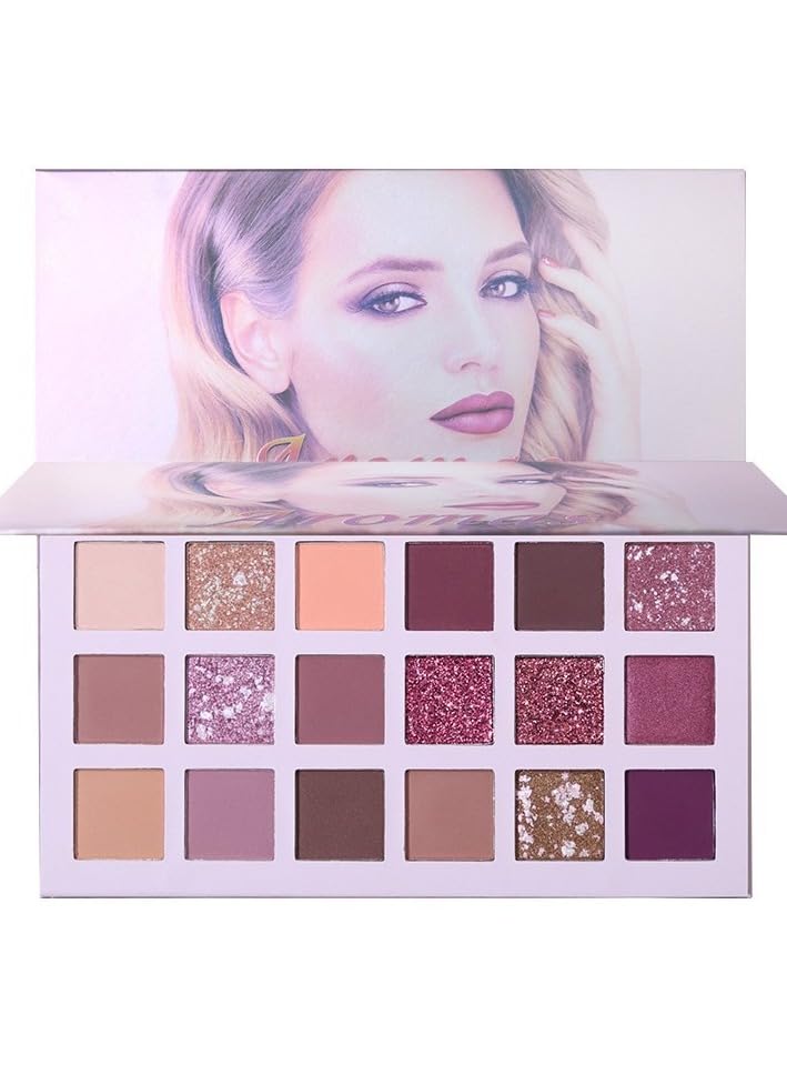 UCANBE18-Color Desert Rose Eyeshadow Palette for Smokey Rose Makeup Looks