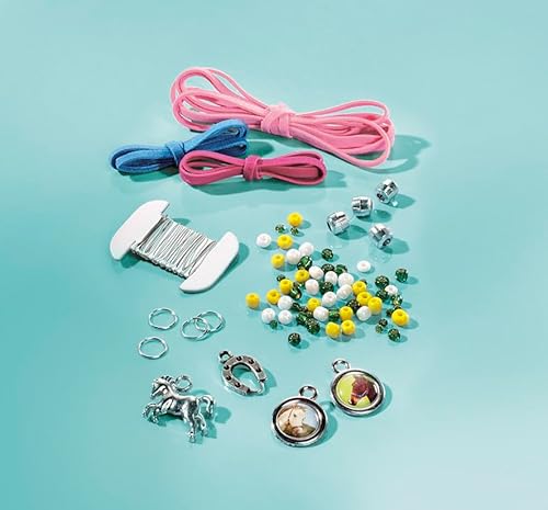 Creativity 29538 Creativity Pretty Pony - Bastle deine eigenen Armbänder mit verschiedenen Pferdeanhängern und Perlen, piccolo