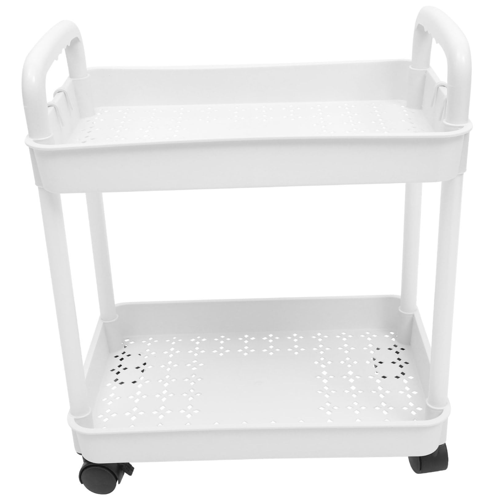 Carrito de Almacenamiento Ruedas de Dos Niveles para Cocina
