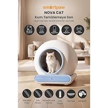 Nova Cat Ak ll  Otomatik Kedi Tuvaleti Mavi T rkiye Garantili