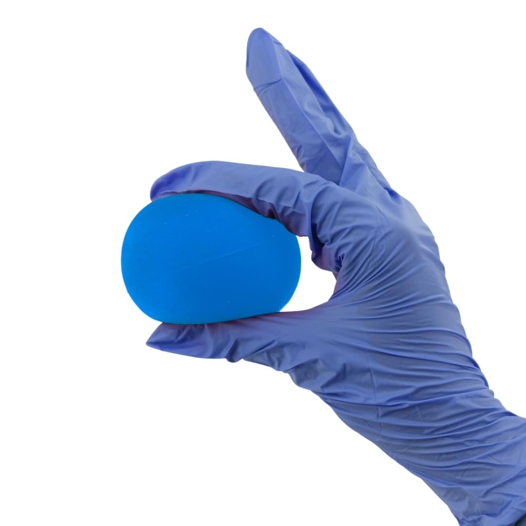 Silicone Gel Hand Exercise Ball (Large, Pack of 1) – High Resistance Therapy Ball for Grip Strength, Wrist & Finger Exercise, Stress Relief & Rehab (Blue)-picture-43