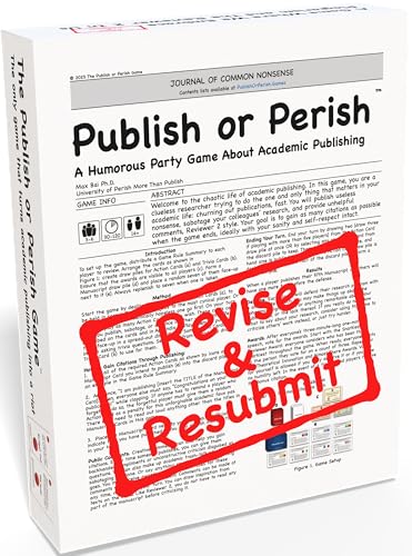 Publish or Perish: A Humorous Party Game About Academia |
