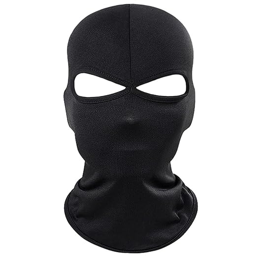 bodbop Balaclava Ski Face Mask Windproof Full Head Mask Sun UV Protection Face Cover for Men Women Outdoor Sports Cycling (Black)